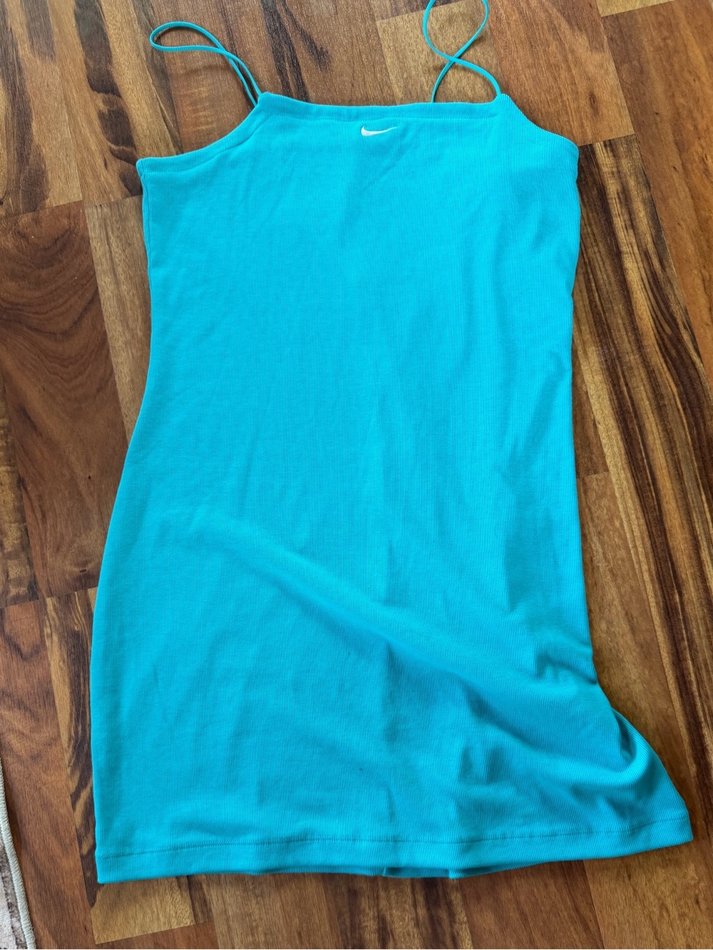 Nike Turquoise Blue Spaghetti Strap Tank Top dress
